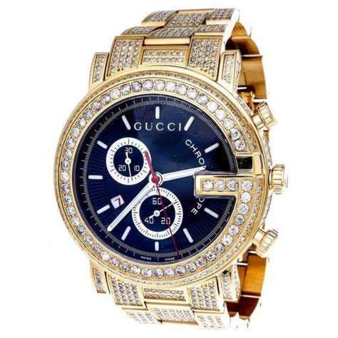 relojes gucci imitacion hombre|men's gucci watch diamond bezel.